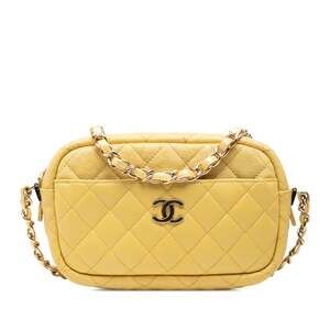 Chanel Camera Case Bag Quilted Caviar #251531C23B